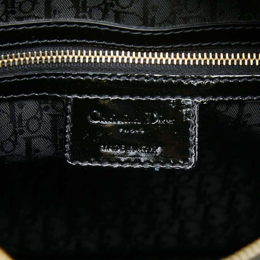 CHRISTIAN DIOR Black Leather Shoulder Bag - Picture 9 of 10